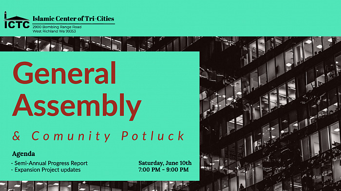 Potluck and General Assembly