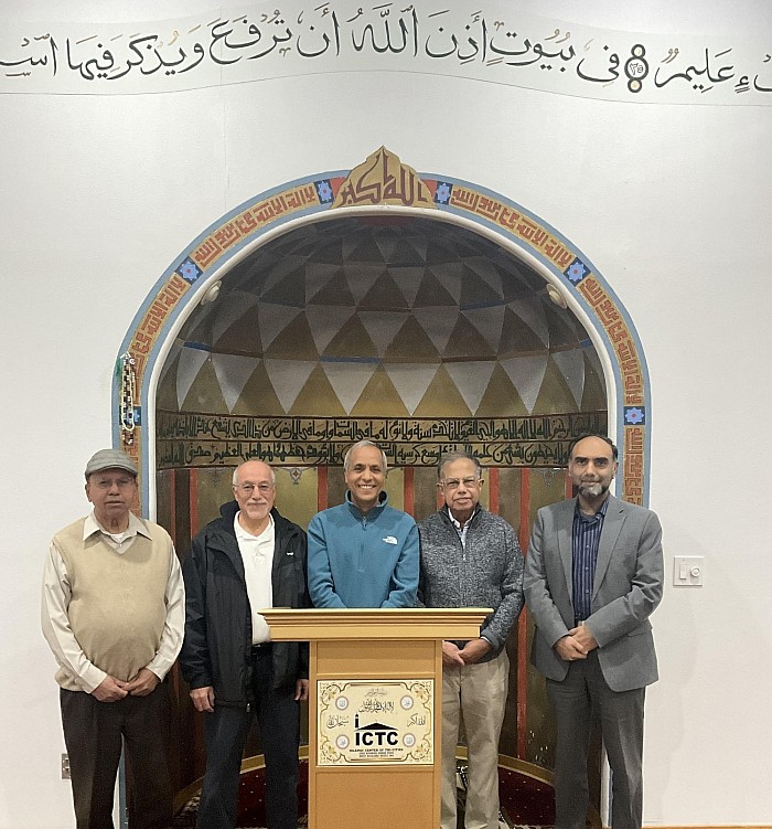 Mian A. Haq, Ismail Al Kaheli, Alaa Aly, Raziuddin Khaleel, Fareed Arif (left to right)