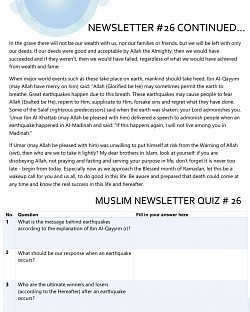 Muslim Newsletter contd..